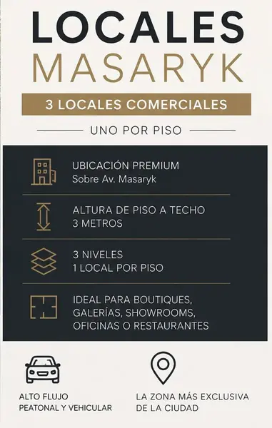 Comercio en renta · Polanco, Miguel Hidalgo, Ciudad de México