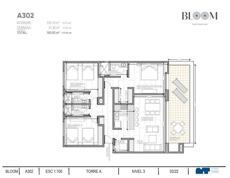 Departamento en venta · Puerto Aventuras, Solidaridad, Quintana Roo