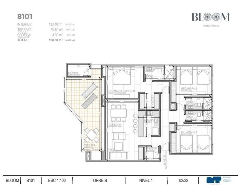 Departamento en venta · Puerto Aventuras, Solidaridad, Quintana Roo