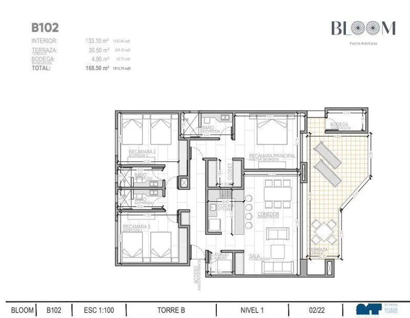 Departamento en venta · Puerto Aventuras, Solidaridad, Quintana Roo