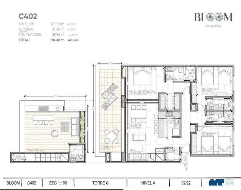 Departamento en venta · Puerto Aventuras, Solidaridad, Quintana Roo