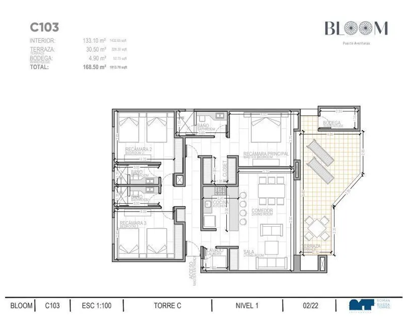 Departamento en venta · Puerto Aventuras, Solidaridad, Quintana Roo