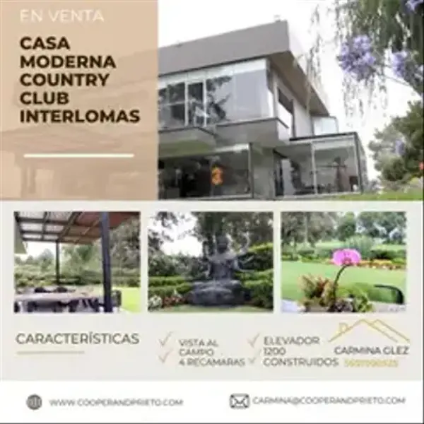 Casa en venta · Lomas Country Club, Huixquilucan, Estado de México