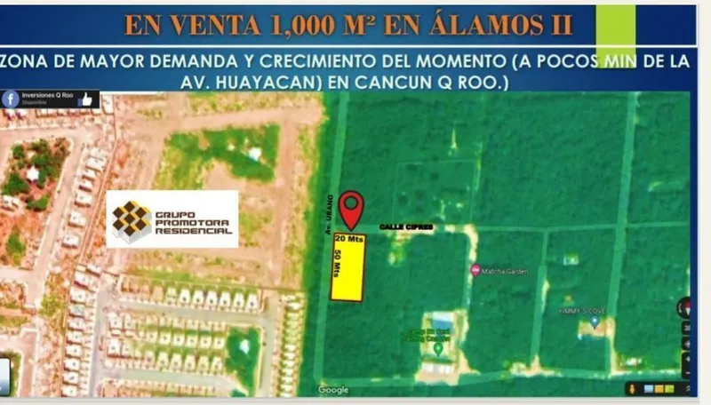 Lote en venta · Cancún, Benito Juárez, Quintana Roo Lote en venta · Cancún, Benito Juárez, Quintana Roo