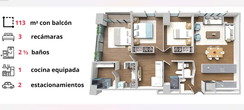 Departamento en venta · Granada, Miguel Hidalgo, Ciudad de México