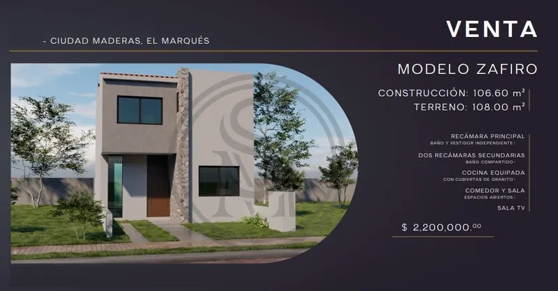 Casa en venta · Ciudad Maderas Residencial Querétaro, El Marqués, Querétaro
