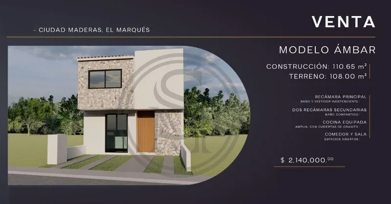 Casa en venta · Ciudad Maderas Residencial Querétaro, El Marqués, Querétaro