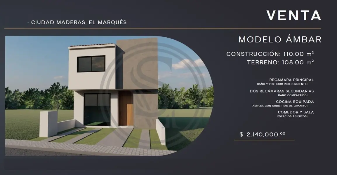 Casa en venta · Ciudad Maderas Residencial Querétaro, El Marqués, Querétaro
