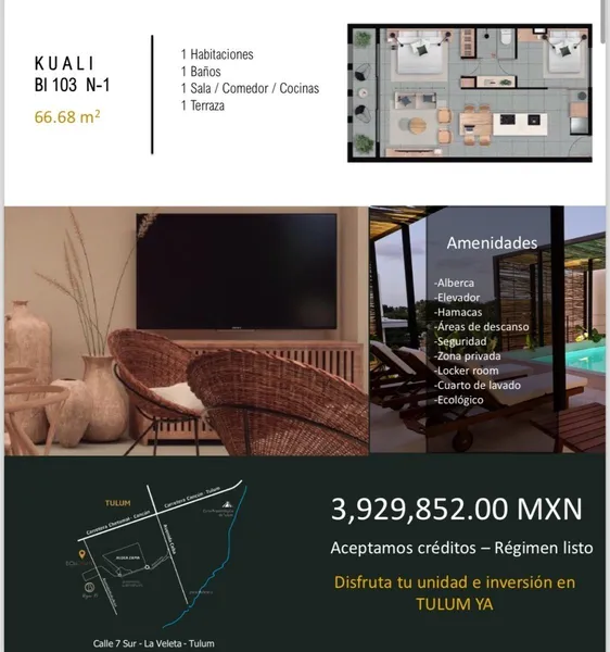 Casa en venta · La Veleta, Tulum, Quintana Roo