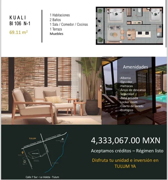 Casa en venta · La Veleta, Tulum, Quintana Roo