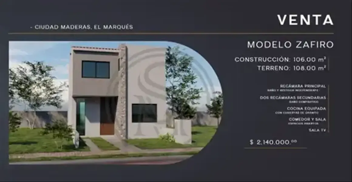 Casa en venta · Ciudad Maderas Residencial Querétaro, El Marqués, Querétaro