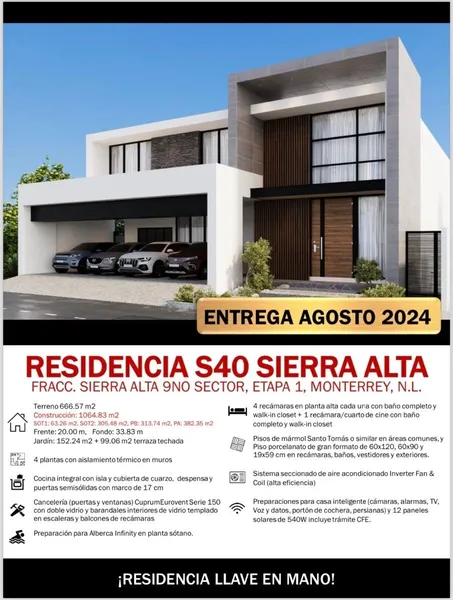 Casa en venta · Sierra Alta, Monterrey, Nuevo León