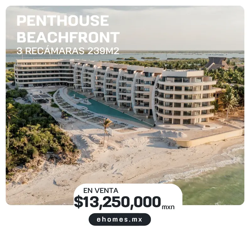Departamento en venta · Pueblo Complejo Turistico Nuevo Yucatán, Telchac Puerto, Yucatán