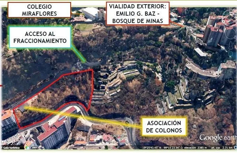 Lote en venta · Lomas del Río, Naucalpan de Juárez, Estado de México