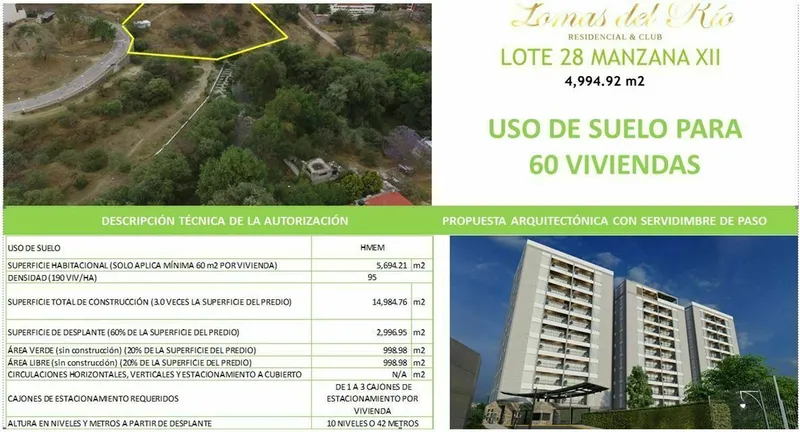 Lote en venta · Lomas del Río, Naucalpan de Juárez, Estado de México