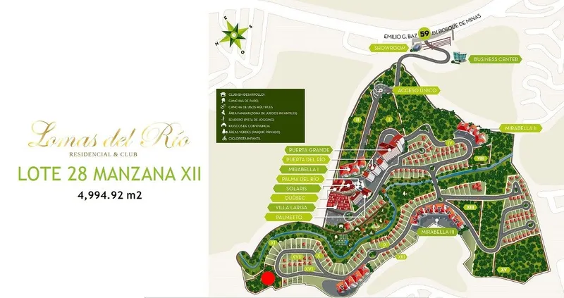 Lote en venta · Lomas del Río, Naucalpan de Juárez, Estado de México