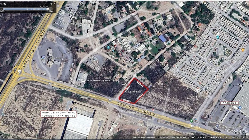 Lote en venta · Portal de Las Salinas Residencial, Ciénega de Flores, Nuevo León