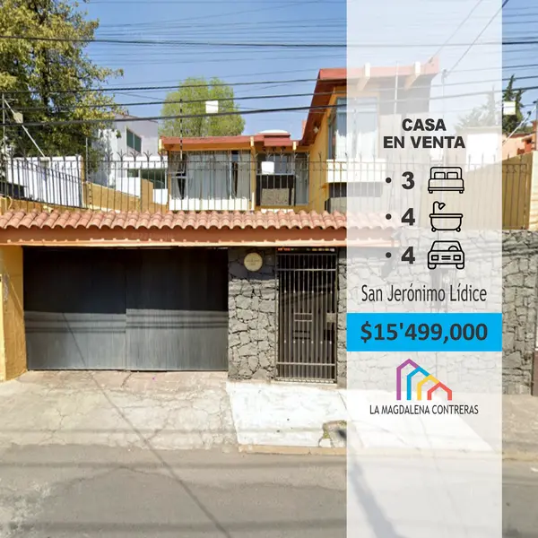 Casa en venta · San Jerónimo Lídice, La Magdalena Contreras, Ciudad de México Casa en venta · San Jerónimo Lídice, La Magdalena Contreras, Ciudad de México
