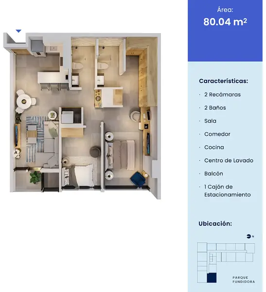 Departamento en venta · Obrera, Monterrey, Nuevo León