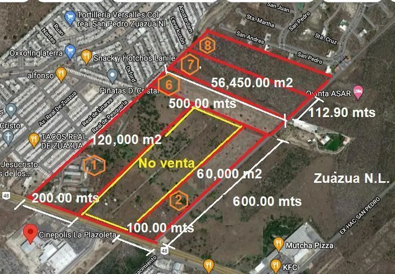 Lote en venta · Residencial Hacienda San Pedro, General Zuazua, Nuevo León Lote en venta · Residencial Hacienda San Pedro, General Zuazua, Nuevo León