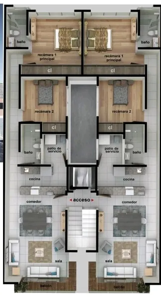Departamento en venta · San Lucas Tepetlacalco, Tlalnepantla de Baz, Estado de México