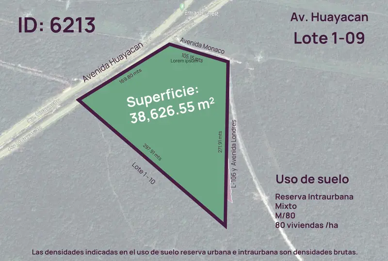 Lote en venta · Benito Juárez, Quintana Roo