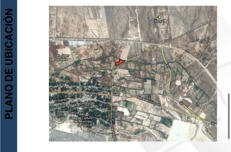 Lote en venta · Zona industrial, García, Nuevo León