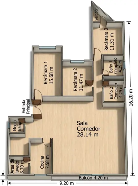 Departamento en venta · General Pedro Maria Anaya, Benito Juárez, Ciudad de México