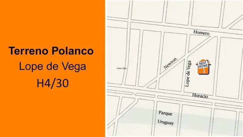 Lote en venta · Polanco, Miguel Hidalgo, Ciudad de México