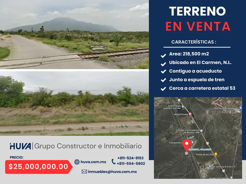 Lote en venta · El Carmen Centro, El Carmen, Nuevo León