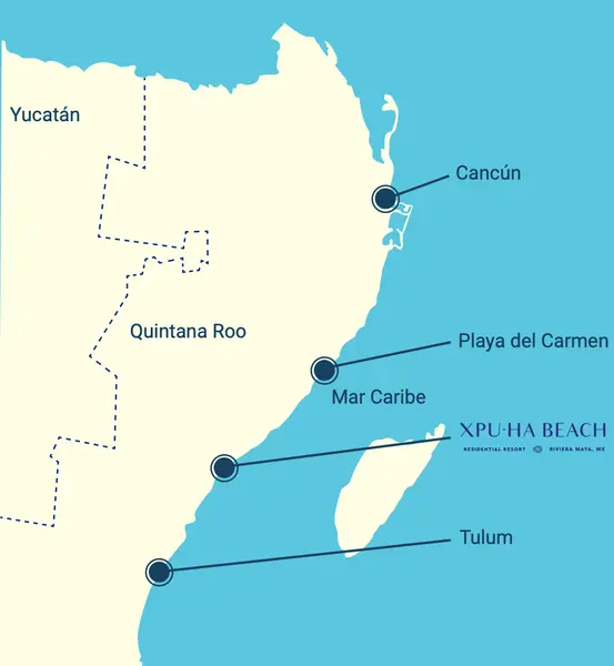 Lote en venta · Xpu Ha, Playa del Carmen, Solidaridad, Quintana Roo
