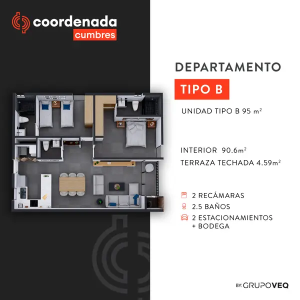 Departamento en venta · Las Cumbres, Monterrey, Nuevo León