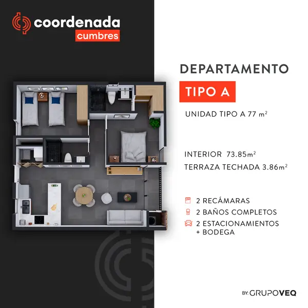 Departamento en venta · Las Cumbres, Monterrey, Nuevo León