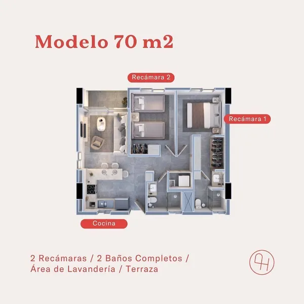 Departamento en venta · Privadas la Huasteca, Santa Catarina, Nuevo León
